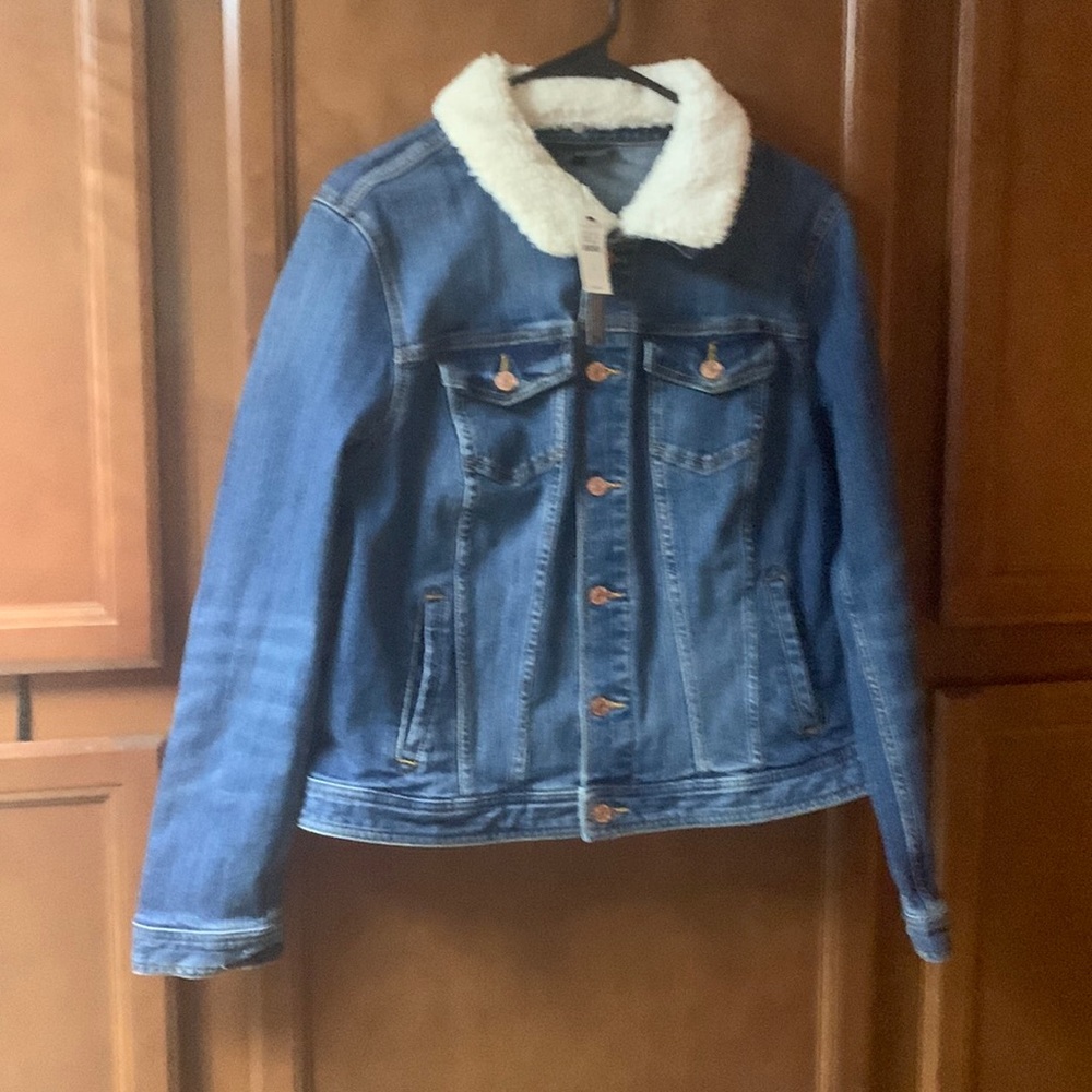 Talbots denim jacket women’s large
